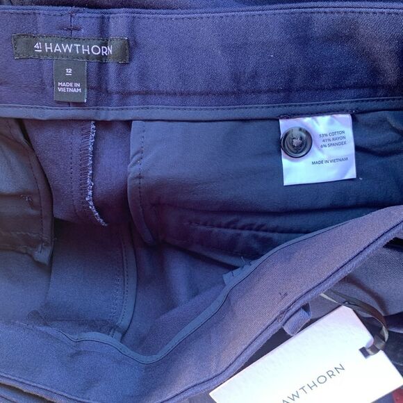 Take 50% OFF- 41 Hawthorn Mid rise Boot Cut Navy Women’s Pants, Size-12 - Picture 14 of 14